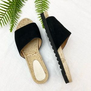 Pima 2 Black Suede Espadrilles